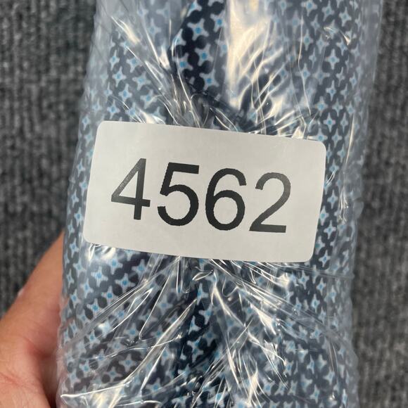 FootJoy Golf Polo Shirt Men's Large Blue Geometric Allover Outdoors Stretch - Picture 11 of 11